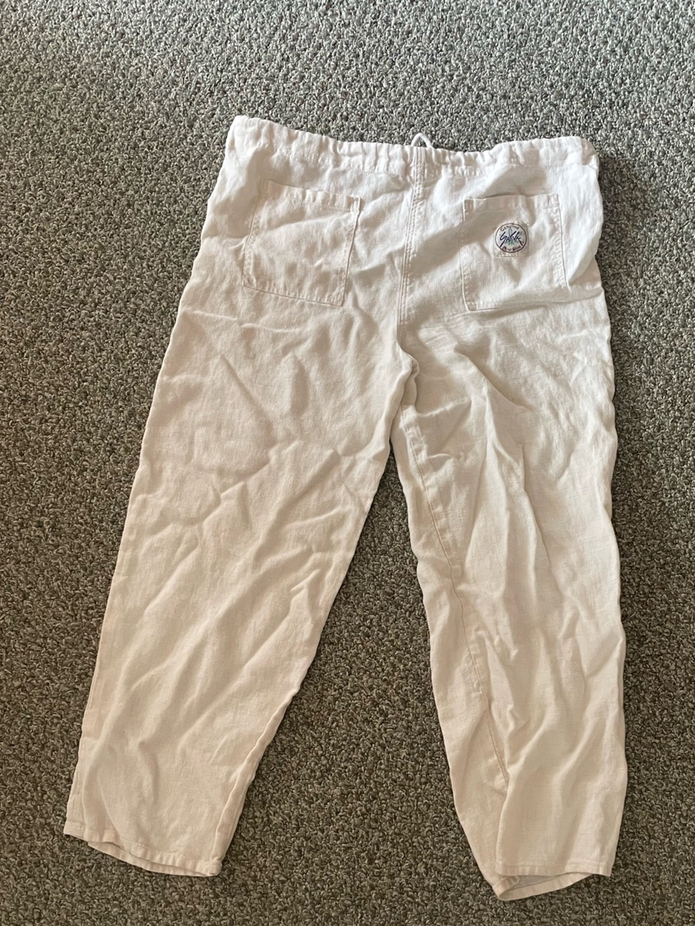 Hemp Drawstring Pants - Picture 5 of 7